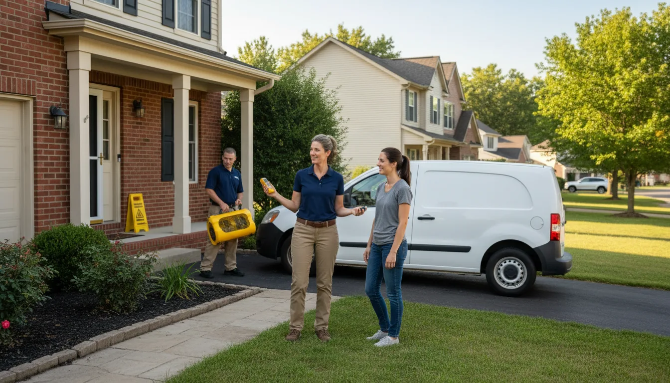 Residential water damage restoration in Massachusetts